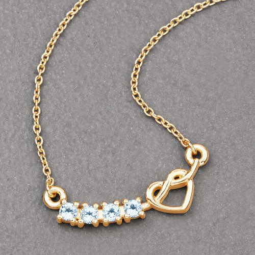 Bids.com 0.30 Carat Genuine Blue Topaz .925 Sterling Silver Necklace Necklaces