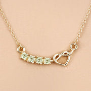Bids.com 0.28 Carat Genuine Peridot .925 Sterling Silver Necklace Necklaces
