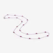 Bids.com 2.34 Carat Genuine Ruby .925 Sterling Silver Necklace Necklaces