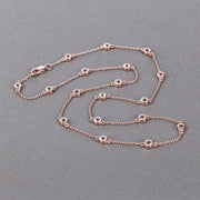 Bids.com 1.62 Carat Genuine Morganite .925 Sterling Silver Necklace Necklaces