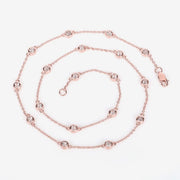 Bids.com 1.62 Carat Genuine Morganite .925 Sterling Silver Necklace Necklaces