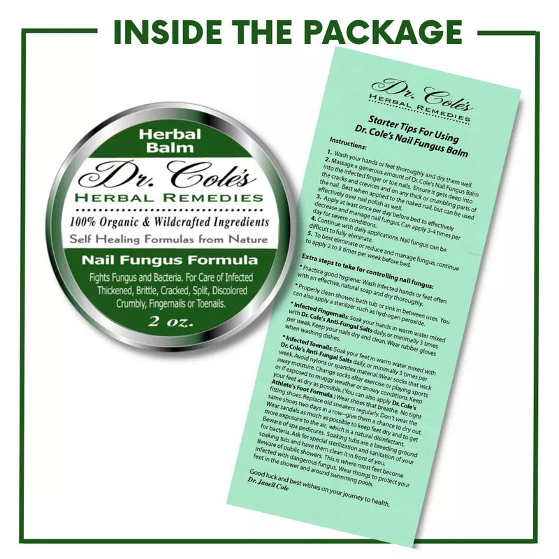 COLEHERBALS 12 - Dr. Cole's Nail Fungus Balm Herbal