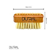 Dural Dural Pear wood hand/nail brush with natural bristles - 1 & 5 rows Hand/Nail Brush