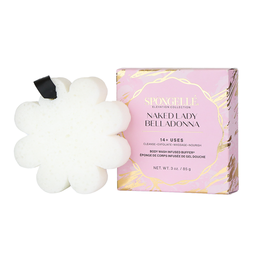 Spongellé Naked Lady Belladonna | Elevation Boxed Flower Body Wash Infused Buffer
