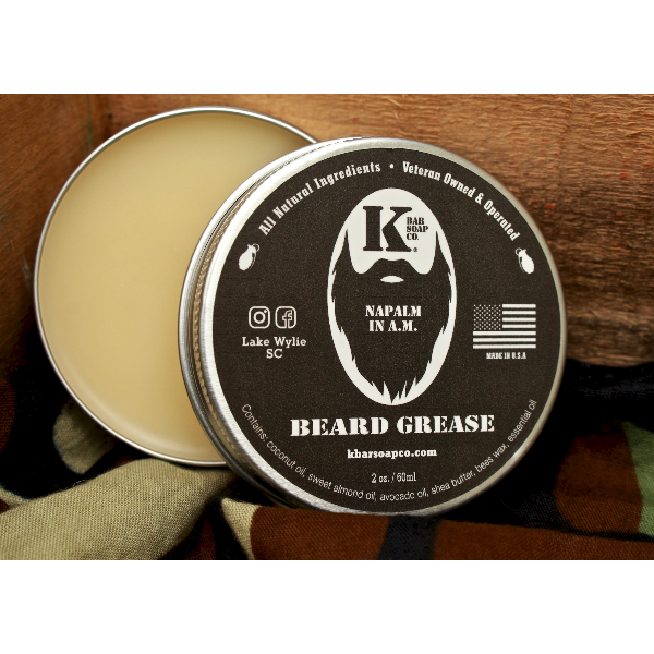 kbarsoapco Napalm in A.M. Beard Grease