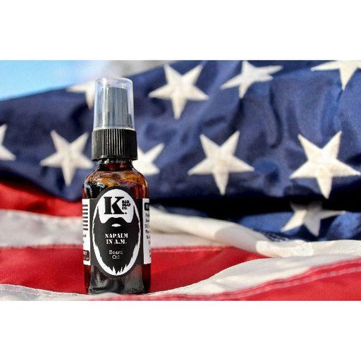 kbarsoapco - Napalm in A.M. Premium Beard Oil 1oz