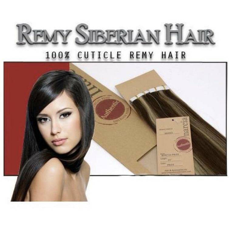 VIP Extensions Narcia Remy Siberian - Tape - 24" Remy Hair