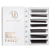 Mega Lash Academy Narrow 10D Rapid Promade Fans® - 1050 Fans Promade Fans