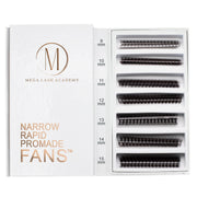 Mega Lash Academy Narrow 10D - Rapid Promade Fans® - 1050 Fans Promade Fans