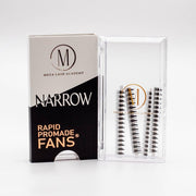 Mega Lash Academy Narrow 10D Rapid Promade Fans® - Single - 500 Fans Promade Fans