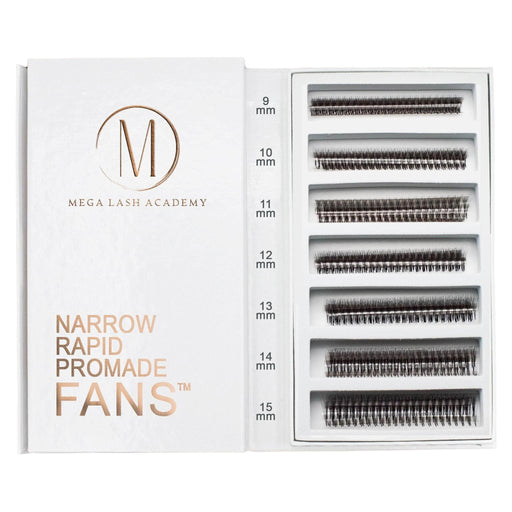 Mega Lash Academy - Narrow 5D Rapid Promade Fans® - 1050 Fans