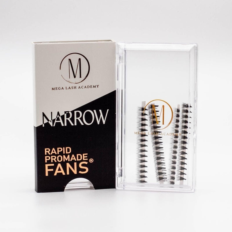 Mega Lash Academy Narrow 6D Rapid Promade Fans® - Single - 500 Fans Promade Fans