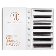 Mega Lash Academy Narrow 8D Rapid Promade Fans® - 1050 Fans Promade Fans