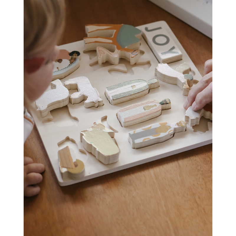 Be A Heart Nativity Wooden Puzzle puzzle