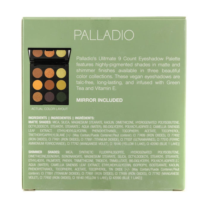 Palladio - Ultimate 9 Count Eyeshadow Palette