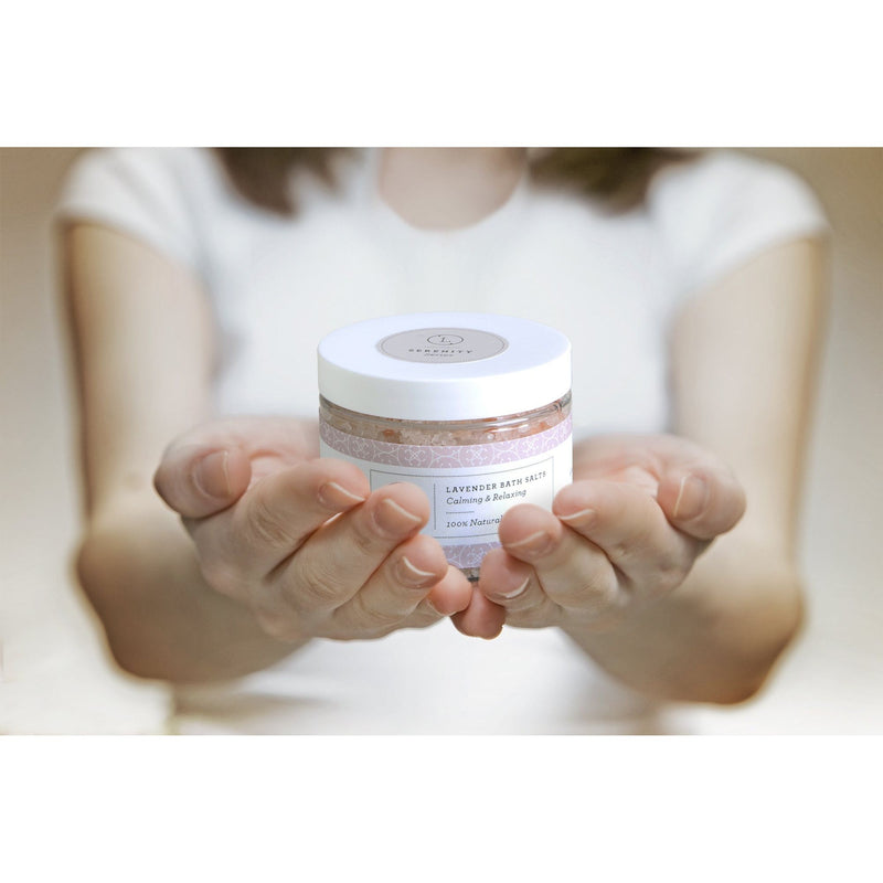 CBD Lavender Bath Salts – Epsom, Dead Sea & Himalayan Soak