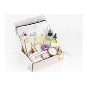 Lizush Spa Gift Box, Natural Lavender Bath & Body Relaxing Package for Friend Lavender Gifts