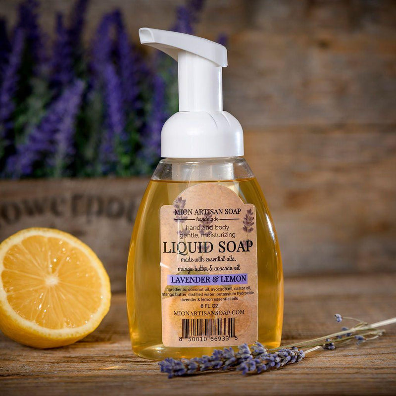 MION Artisan Soap Co. Liquid Soap | Luxurious Foam for Hands & Body