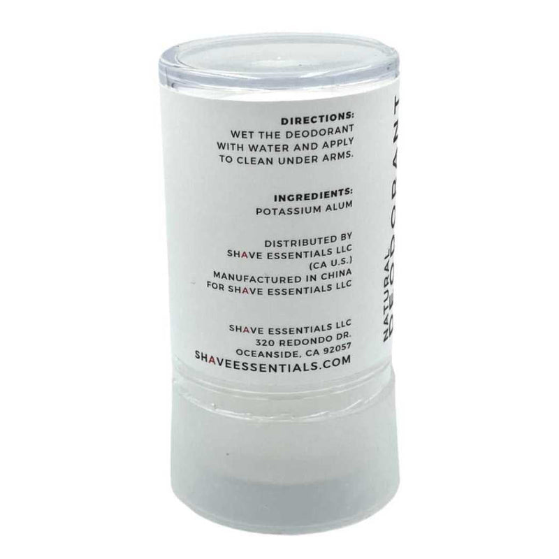 Shave Essentials Natural Mineral Deodorant Deodorants & Antiperspirants