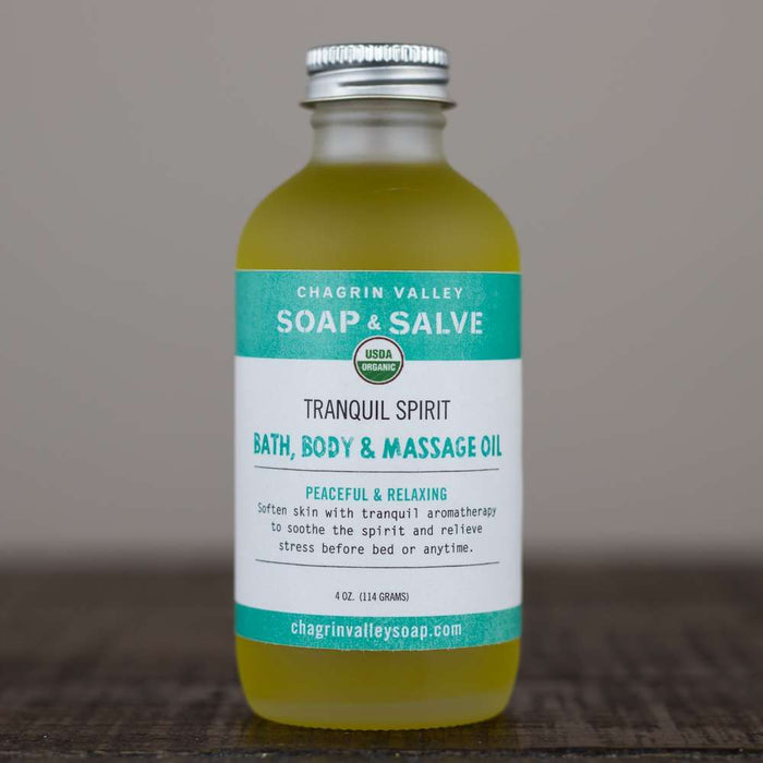 Chagrin Valley Soap & Salve - Bath & Body Oil: Tranquil Spirit