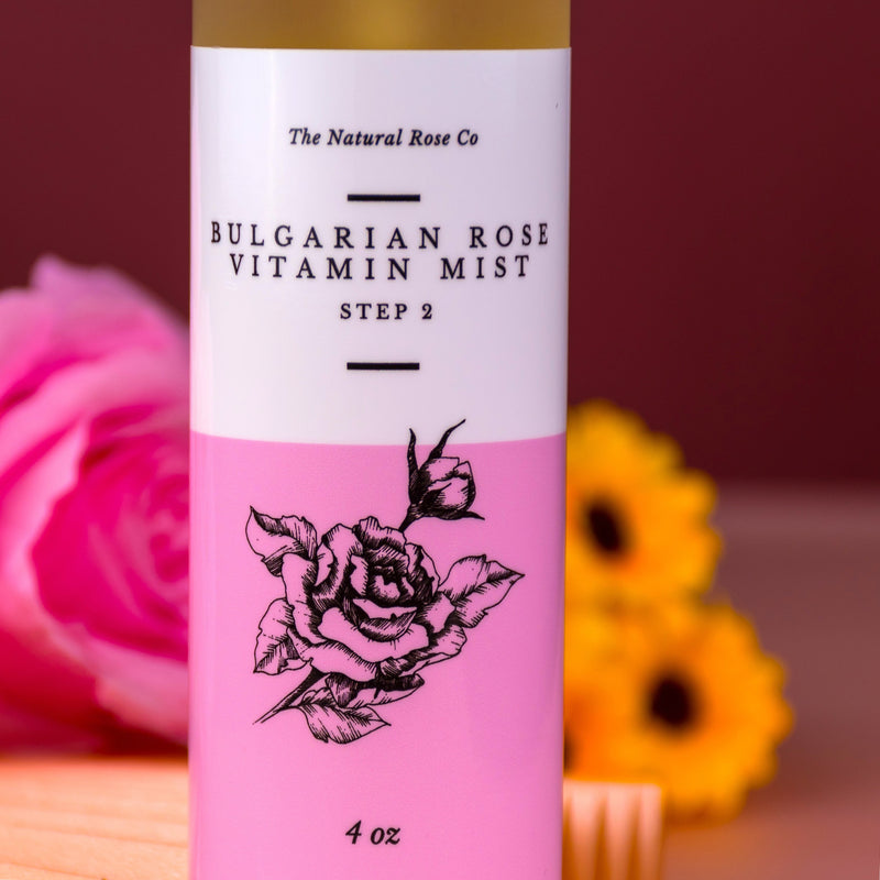 The Natural Rose Bulgarian Rose Vitamin Mist 4oz Toners & Astringents