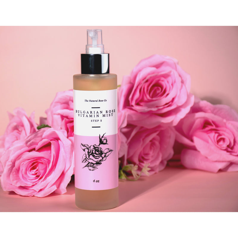 The Natural Rose Bulgarian Rose Vitamin Mist 4oz Toners & Astringents
