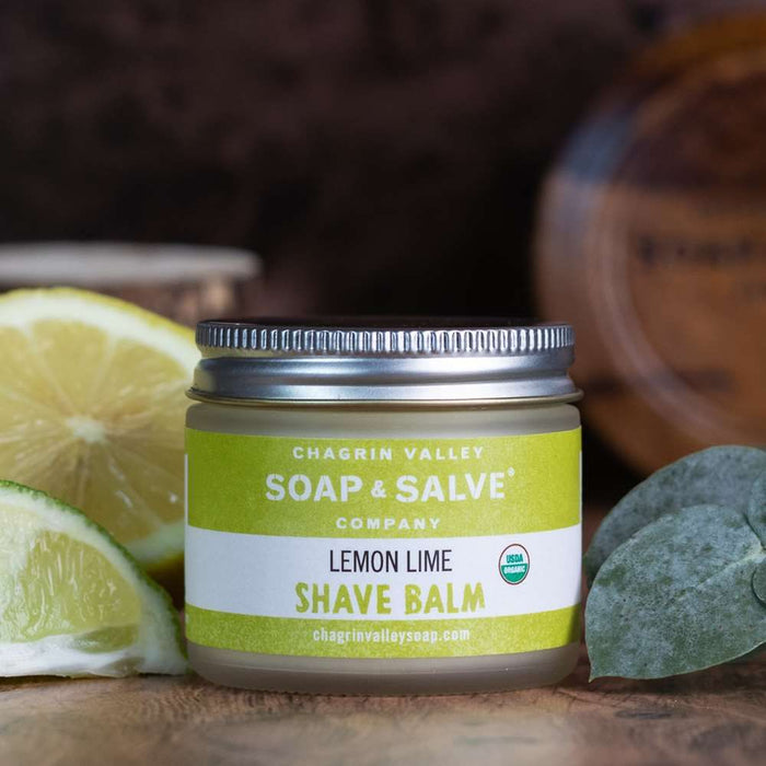 Chagrin Valley Soap & Salve - After Shave & Beard Balm: Lemon Lime