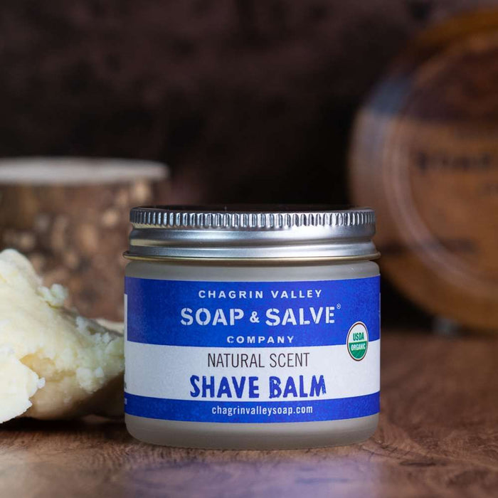 Chagrin Valley Soap & Salve - After Shave & Beard Balm: Natural Scent