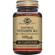 SOLGAR Solgar Vitamin K2 100 mcg - 50 Vegetable Capsules - 5 Oz Vitamin K2 Supplement