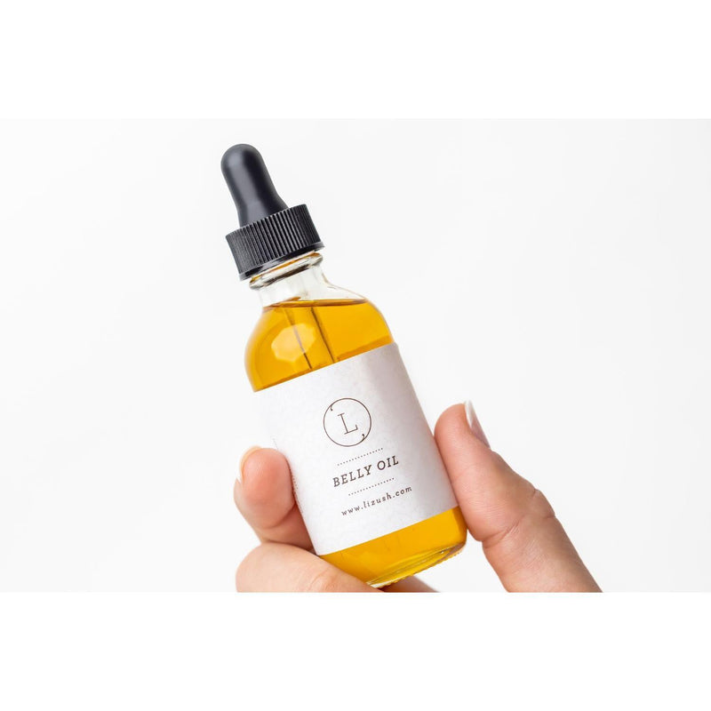 Lizush Belly Oil, Natural Stretch Marks Oil, Pregnancy Skin Care CREAMS & OILS