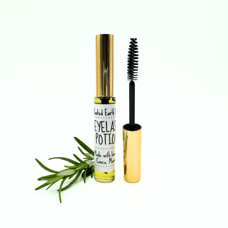 Rooted Earth Farm + Apothecary Eyelash Potion Eyelashes + Eyebrows