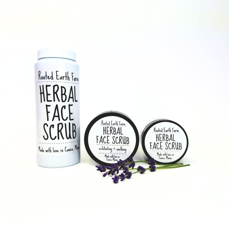 Rooted Earth Farm + Apothecary Herbal Face Scrub Face Masks + Scrubs