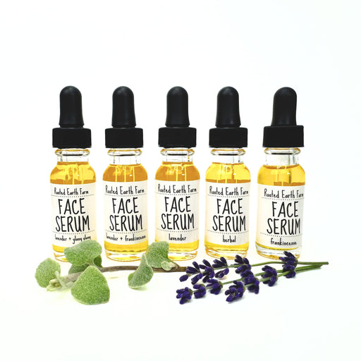 Rooted Earth Farm + Apothecary Herbal Face Serum - 1/2 oz Skin + Face Serums