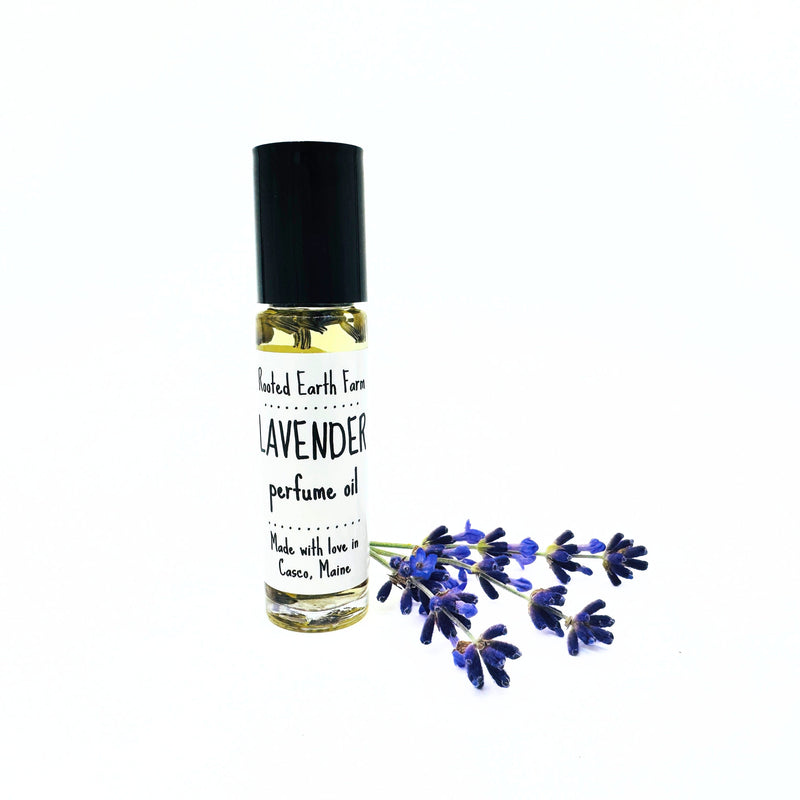 Rooted Earth Farm + Apothecary Lavender Perfume Oil Organic Perfumes