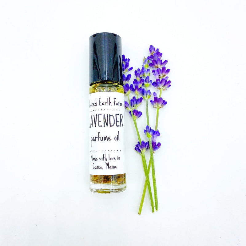 Rooted Earth Farm + Apothecary Lavender Perfume Oil Organic Perfumes