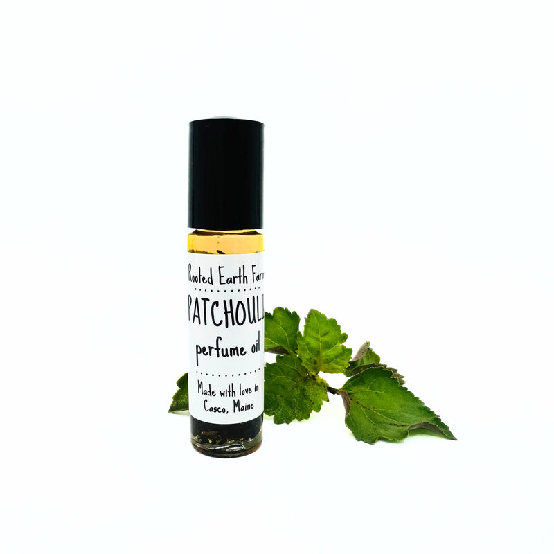 Rooted Earth Farm + Apothecary Patchouli Perfume Oil Organic Perfumes