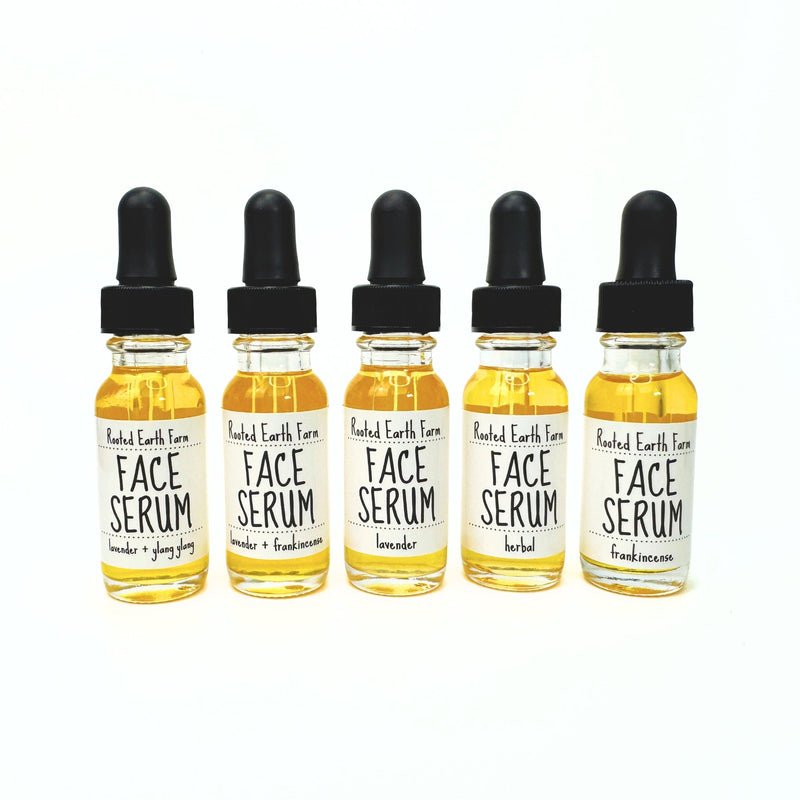 Rooted Earth Farm + Apothecary Herbal Face Serum - 1/2 oz Skin + Face Serums