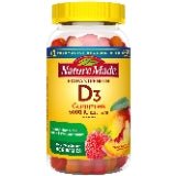 VIP Extensions Nature Made Extra-Strength Vitamin D3 5000 IU (125 mcg) Gummies (200 ct.) Beauty Supplies