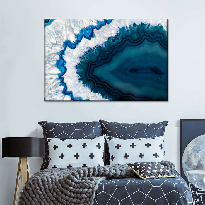 Amethyst Geode Macro Wall Art