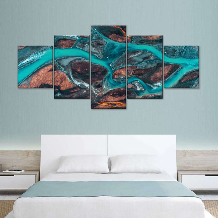 Icelandic River Wall Art