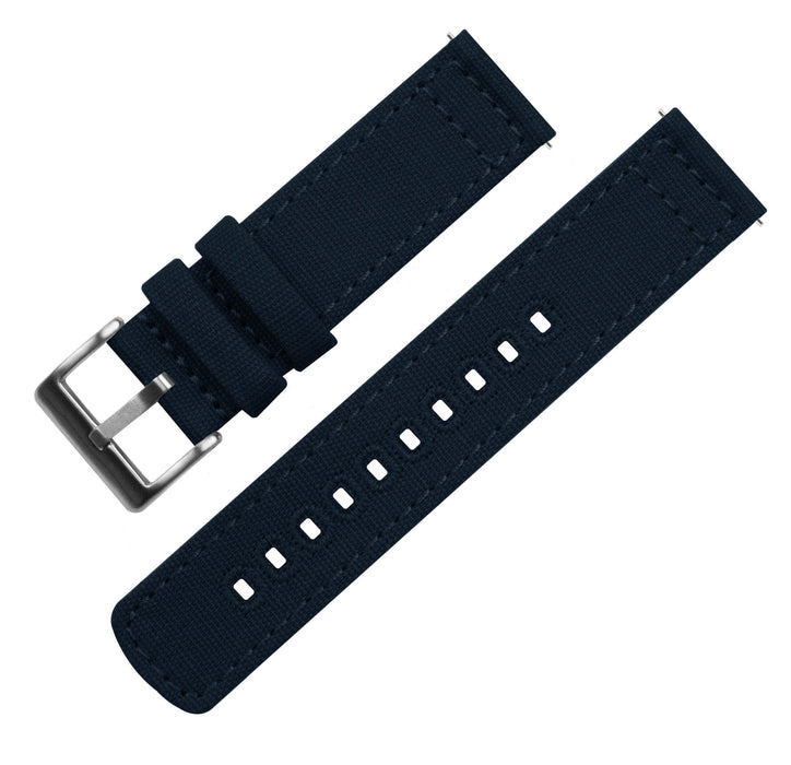 Navy Premium Canvas Watch Band by Barton Watch Bands