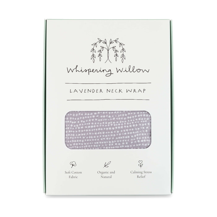 Whispering Willow - Tranquil Gray Lavender Neck Wrap