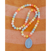 Be A Heart Miraculous Medal Plastic Children's Necklace Jewelry