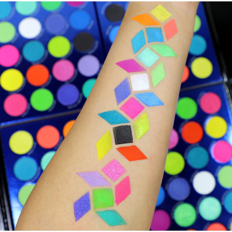 Rude Cosmetics City of Neon Lights - 24 Vibrant Pigment & Eyeshadow Palette Eyeshadow Palette