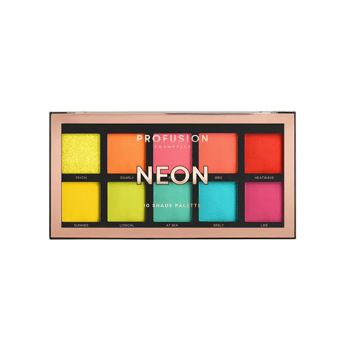 Profusion Cosmetics - Neon 10 shade palette - 1oz