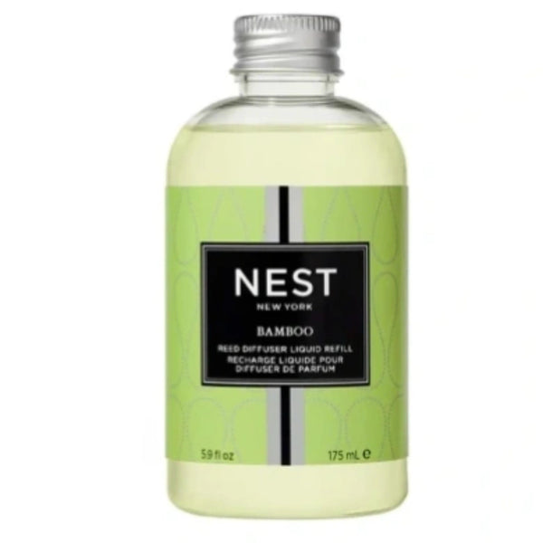 Nava Beauty Nest New York Bamboo Reed Diffuser Liquid Refill 5.9 Oz Fragrance White Smoke