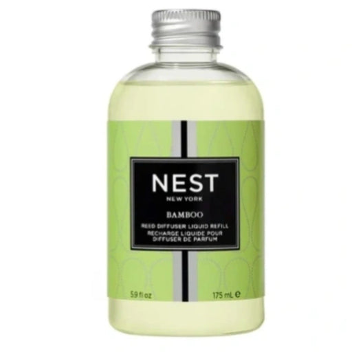Nava Beauty Nest New York Bamboo Reed Diffuser Liquid Refill 5.9 Oz Fragrance White Smoke