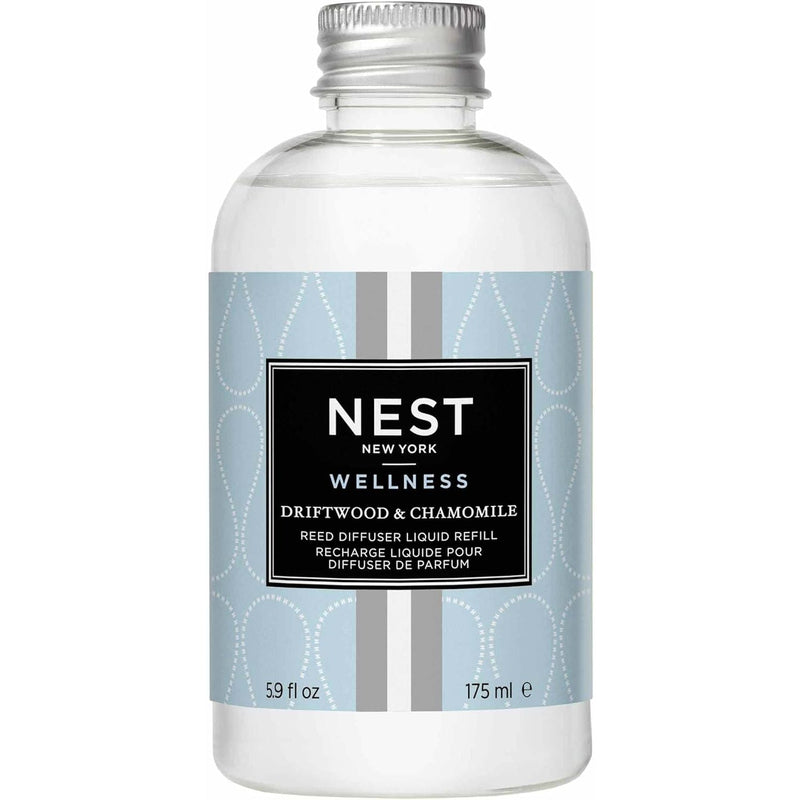Nava Beauty Nest New York Driftwood & Chamomile Reed Diffuser Liquid Refill 5.9 Oz Fragrance White Smoke