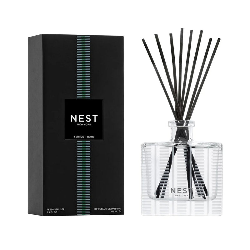 Nava Beauty Nest New York FOREST RAIN Reed Diffuser 175 mL Fragrance White Smoke