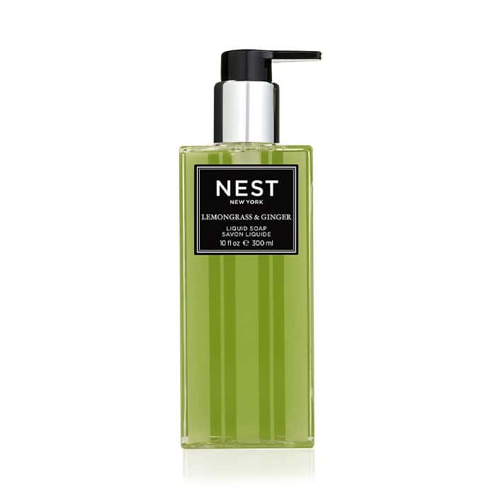 Nava Beauty Nest New York Lemongrass & Ginger Liquid Soap 10 OZ White Smoke